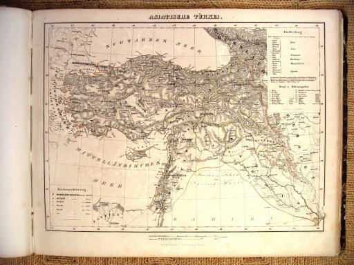 Sohr-Berghaus Hand-Atlas 1847
Aziatisch Turkije (kaart 70)
Turkey in Asia (sheet 70)