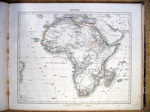 Sohr-Berghaus Hand-Atlas 1847
Afrika (kaart 72)
Africa (sheet 72)