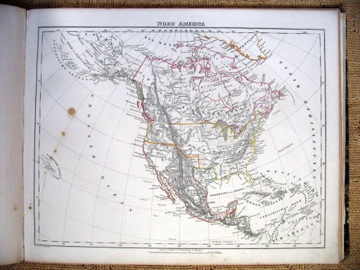Sohr-Berghaus Hand-Atlas 1847
Noord-Amerika (kaart 74)
North America (sheet 74)