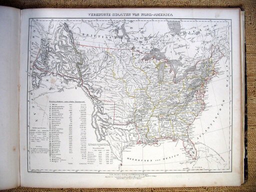 Sohr-Berghaus Hand-Atlas 1847
Verenigde Staten (kaart 75)
United States (sheet 75)