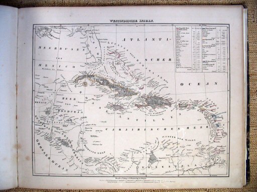 Sohr-Berghaus Hand-Atlas 1847
West-Indië (kaart 77)
West Indies (sheet 77)