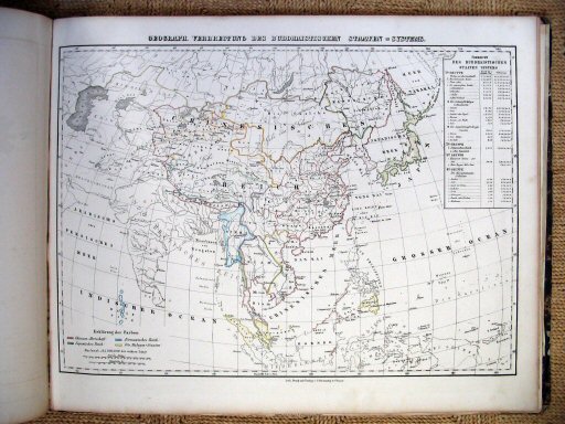 Sohr-Berghaus Hand-Atlas 1847
Boeddhistische staten (kaart S.2)
Buddhist States (sheet S.2)