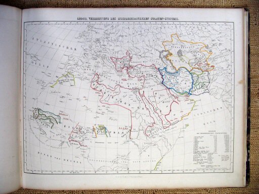Sohr-Berghaus Hand-Atlas 1847
Moslimstaten (kaart S.3)
Muslim States (sheet S.3)