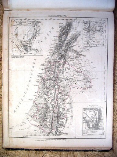 Sohr-Berghaus Hand-Atlas 1847
Palestina (kaart S.11)
Palestine (sheet S.11)