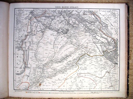 Sohr-Berghaus Hand-Atlas 1847
Rijk van de Sikhs (kaart S.12)
Sikh Empire (sheet S.12)