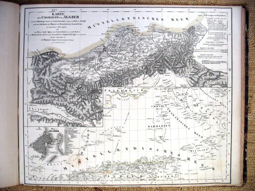 Sohr-Berghaus Hand-Atlas 1847
Algiers (kaart S.13)
Algiers (sheet S.13)