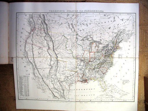 Sohr-Berghaus Hand-Atlas 1847
Verenigde Staten (kaarten S.21-S.24)
United States (sheets S.21-S.24)