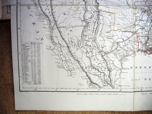 Sohr-Berghaus Hand-Atlas 1847
Verenigde Staten ZW (kaart S.23)
United States SW (sheet S.23)