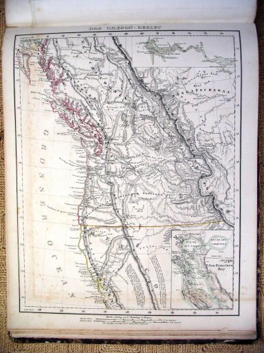 Sohr-Berghaus Hand-Atlas 1847
Oregon (kaart S.25)
Oregon (sheet S.25)