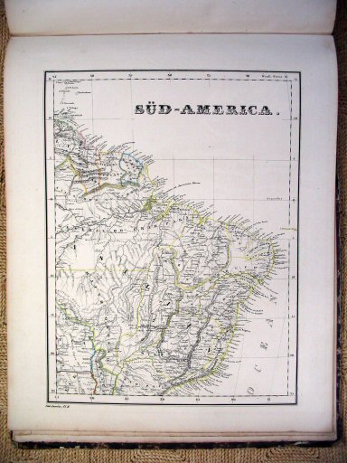 Sohr-Berghaus Hand-Atlas 1847
Zuid-Amerika NO (kaart S.27)
South America NE (sheet S.27)