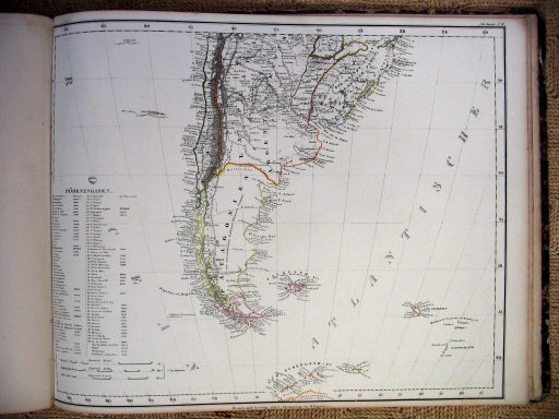Sohr-Berghaus Hand-Atlas 1847
Zuid-Amerika Z (kaart S.28)
South America S (sheet S.28)