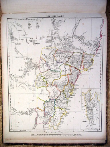 Sohr-Berghaus Hand-Atlas 1847
New South Wales (kaart S.30)
New South Wales (sheet S.30)