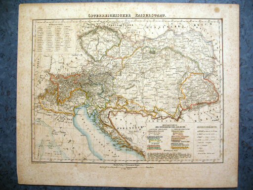 Sohr-Berghaus Hand-Atlas 1850
Keizerrijk Oostenrijk (kaart 11)
Austrian Empire (sheet 11)