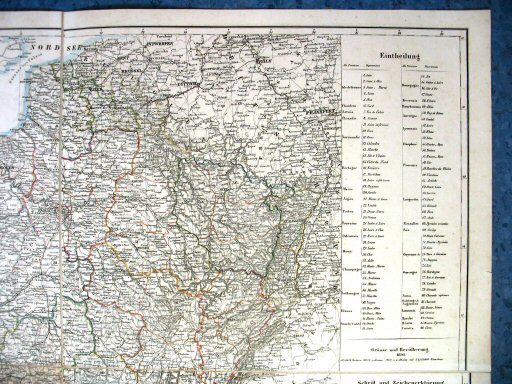 Sohr-Berghaus Hand-Atlas 1850
Frankrijk NO (kaart 48)
France NE (sheet 48)