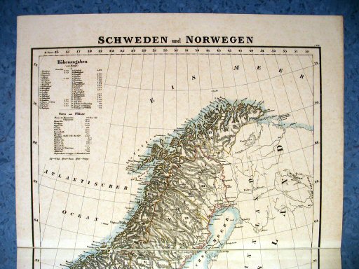Sohr-Berghaus Hand-Atlas 1850
Zweden en Noorwegen, noord (kaart 63)
Sweden and Norway, north (sheet 63)