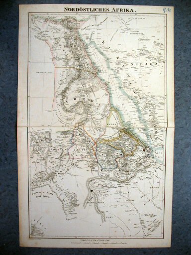 Sohr-Berghaus Hand-Atlas 1850
Noordoost-Afrika (kaarten S.9 en S.10)
Northeast Africa (sheets S.9 and S.10)