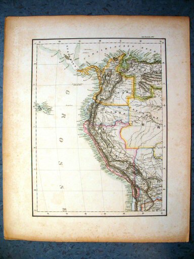 Sohr-Berghaus Hand-Atlas 1850
Zuid-Amerika NW (kaart S.14)
South America NW (sheet S.14)