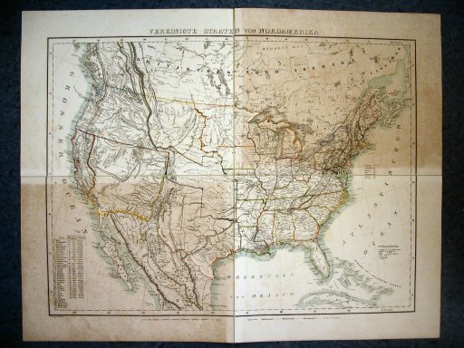 Sohr-Berghaus Hand-Atlas 1850
Verenigde Staten (kaarten S.17-S.20)
United States (sheets S.17-S.20)