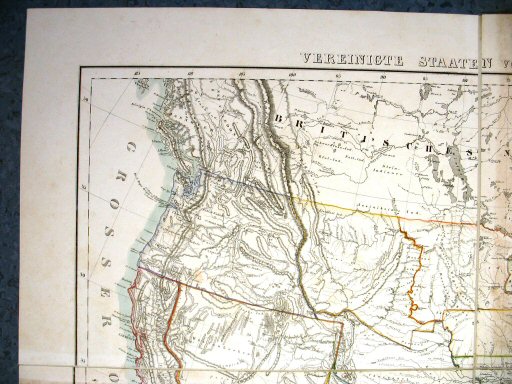 Sohr-Berghaus Hand-Atlas 1850
Verenigde Staten NW (kaart S.21)
United States NW (sheet S.21)