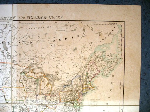 Sohr-Berghaus Hand-Atlas 1850
Verenigde Staten NO (kaart S.18)
United States NE (sheet S.18)