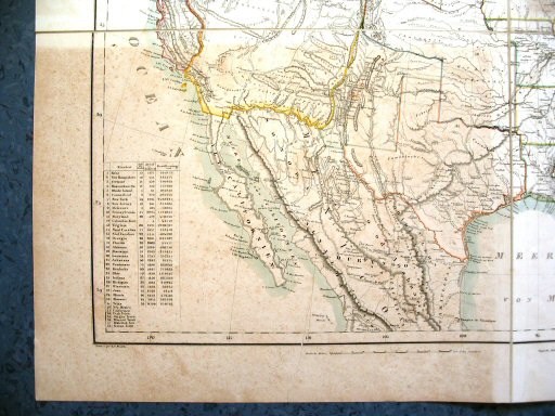 Sohr-Berghaus Hand-Atlas 1850
Verenigde Staten ZW (kaart S.19)
United States SW (sheet S.19)