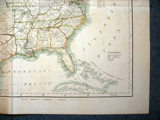 Sohr-Berghaus Hand-Atlas 1850
Verenigde Staten ZO (kaart S.20)
United States SE (sheet S.20)