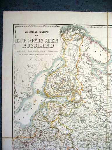Sohr-Berghaus Hand-Atlas 1850
Europees Rusland NW (kaart S.23)
Russia in Europe NW (sheet S.23)