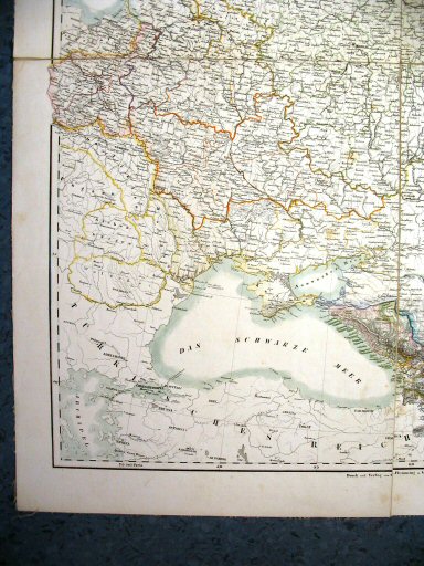 Sohr-Berghaus Hand-Atlas 1850
Europees Rusland ZW (kaart S.25)
Russia in Europe SW (sheet S.25)