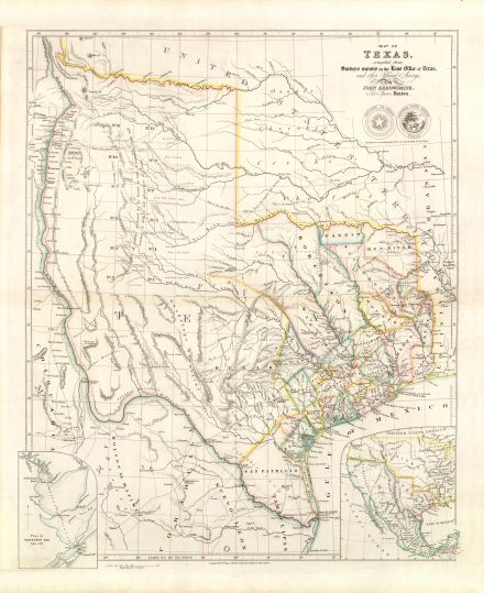 Texas (John Arrowsmith)
The London Atlas of Universal Geography 1844
David Rumsey Map Collection