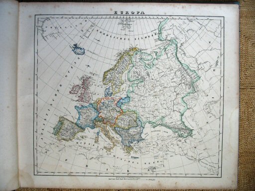 Sohr-Berghaus Hand-Atlas 1855
8. Europa / Europe