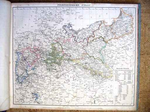 Sohr-Berghaus Hand-Atlas 1855
20. Pruisen / Prussia