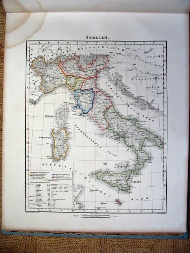 Sohr-Berghaus Hand-Atlas 1855
43. Italië / Italy