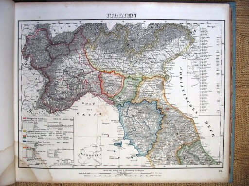 Sohr-Berghaus Hand-Atlas 1855
44. Noord-Italië / Northern Italy