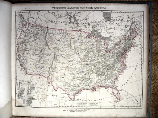 Sohr-Berghaus Hand-Atlas 1855
77. Verenigde Staten / United States