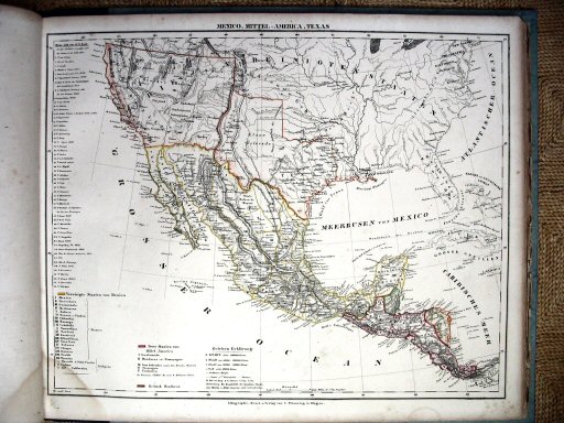 Sohr-Berghaus Hand-Atlas 1855
78. Midden-Amerika / Central America
