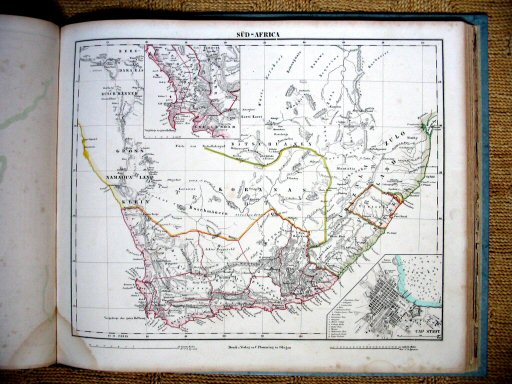 Sohr-Berghaus Hand-Atlas 1855
S.3 Zuid-Afrika / South Africa