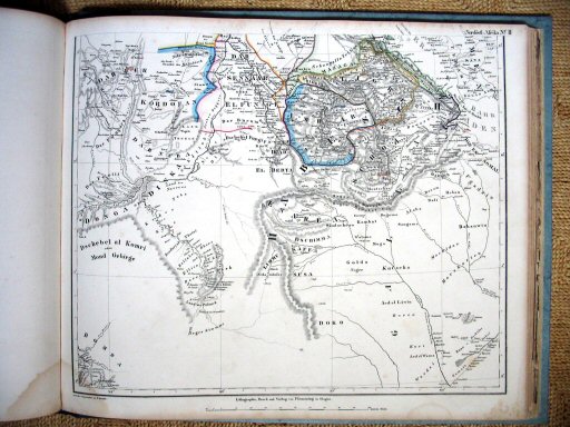 Sohr-Berghaus Hand-Atlas 1855
S.10 Abessinië / Abyssinia