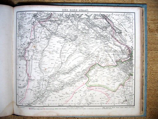 Sohr-Berghaus Hand-Atlas 1855
S.16 Rijk van de Sikhs / Sikh Empire