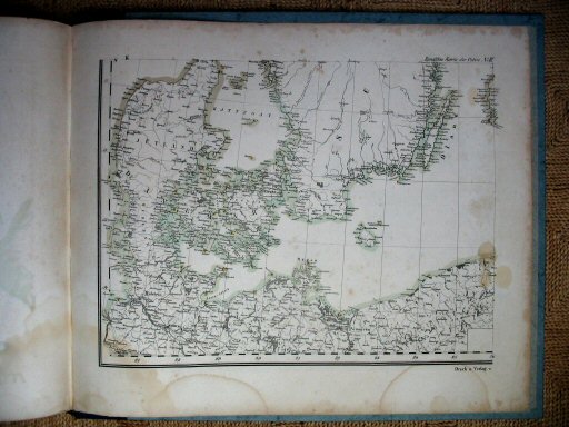 Sohr-Berghaus Hand-Atlas 1855
Oostzee (ZW) / Baltic Sea (SW)
