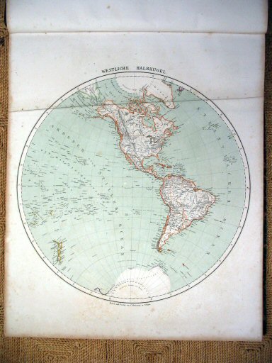 Sohr-Berghaus Hand-Atlas 1861
4. Westelijk halfrond / Western hemisphere