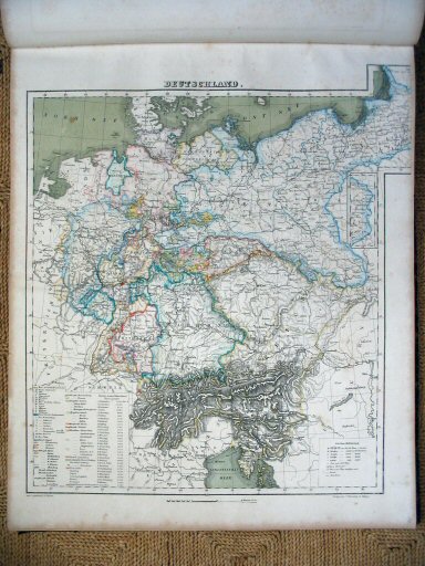 Sohr-Berghaus Hand-Atlas 1861
10. Duitsland (Duitse Bond)
10. Germany (German Confederation)