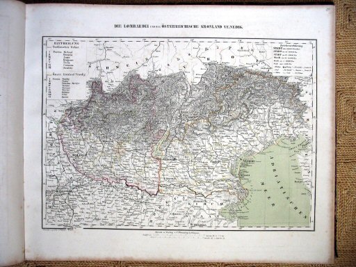 Sohr-Berghaus Hand-Atlas 1861
19. Lombardije en Venetië
19. Lombardy and Venetia