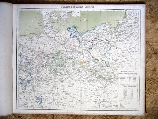 Sohr-Berghaus Hand-Atlas 1861
20. Pruisen / Prussia