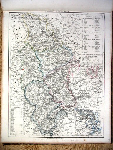 Sohr-Berghaus Hand-Atlas 1861
29. Rijnprovincie
29. Rhine Province