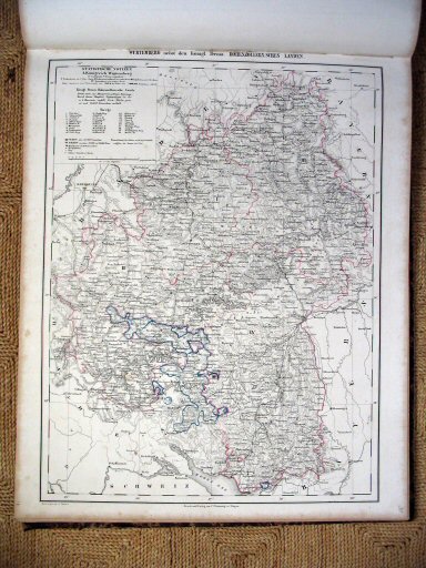 Sohr-Berghaus Hand-Atlas 1861
31. Württemberg / Wurtemberg