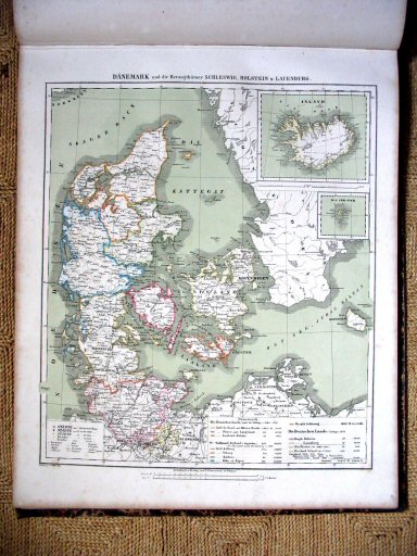 Sohr-Berghaus Hand-Atlas 1861
61. Denemarken / Denmark