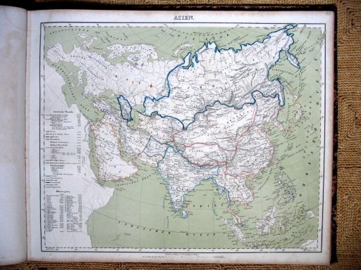 Sohr-Berghaus Hand-Atlas 1861
68. Azië / Asia