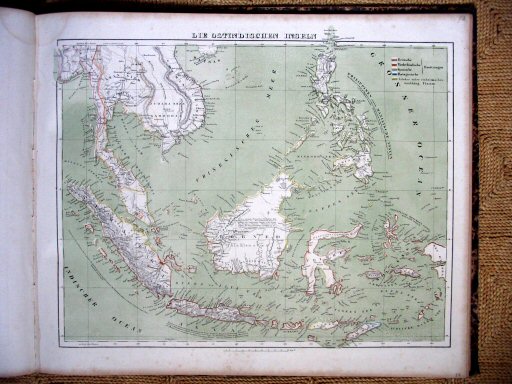 Sohr-Berghaus Hand-Atlas 1861
72. Oostindische eilanden / Malay Archipelago