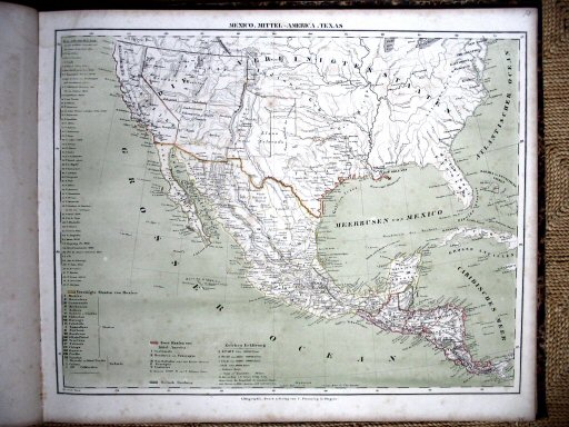 Sohr-Berghaus Hand-Atlas 1861
78. Midden-Amerika / Central America