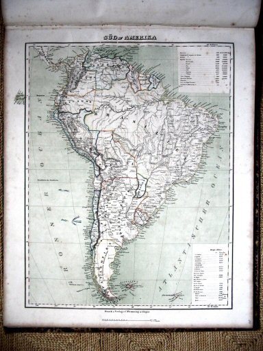 Sohr-Berghaus Hand-Atlas 1861
80. Zuid-Amerika / South America